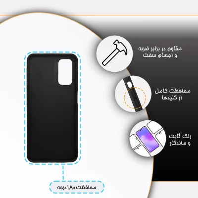 کاور گارد قاب مدل دور ژله ای هنری مناسب برای گوشی موبایل سامسونگ Galaxy A13 5G / A04s - تصویر 2