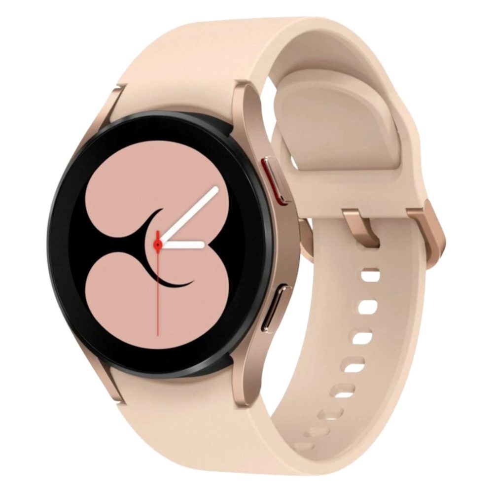 ساعت هوشمند سامسونگ مدل Galaxy Watch4 40mm بند سیلیکونی، مناسب برای ورزش، روزمره، رسمی، بند سیلیکون، فرم صفحه گرد، فناوری GPS، پشتیبانی از سیستم‌عامل Android Wear، با حافظه داخلی 16000